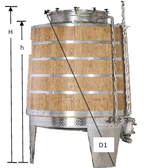 CUVE INOX enveloppe en CHENE FERMEE (FD-MKEH) de Speidel Riedisheim 0