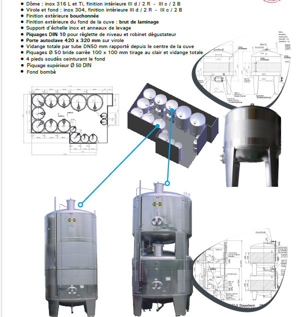 Cuve grand format à partir de 7400L ref FSMO (Speidel) Rixheim 0