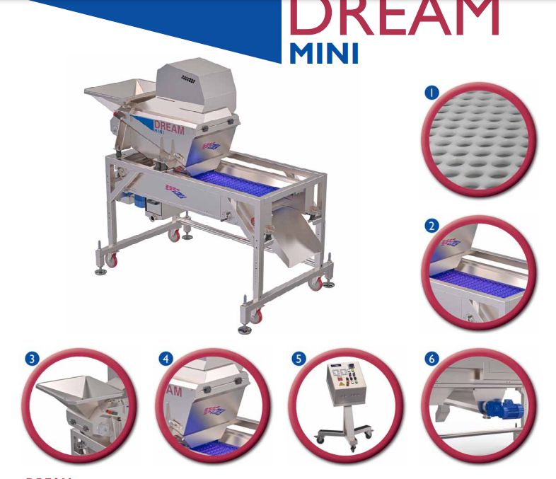 DREAM MINI &#8211; Egrappoir + Table à rouleaux (CMA) Cernay 0