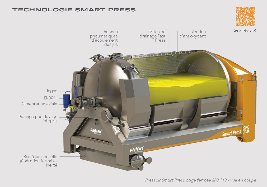 Pressoir SPC 40-150 hl &#8211; Cage fermée (PERA-PELLENC) Mulhouse 2